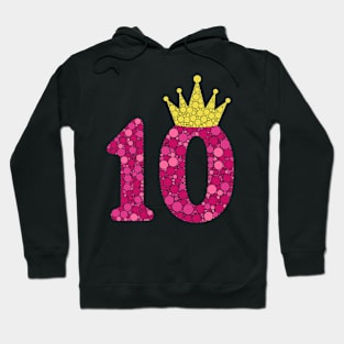 It's My 10th Birthday Polka Dots Happy Dot Day Boys Girls Hoodie